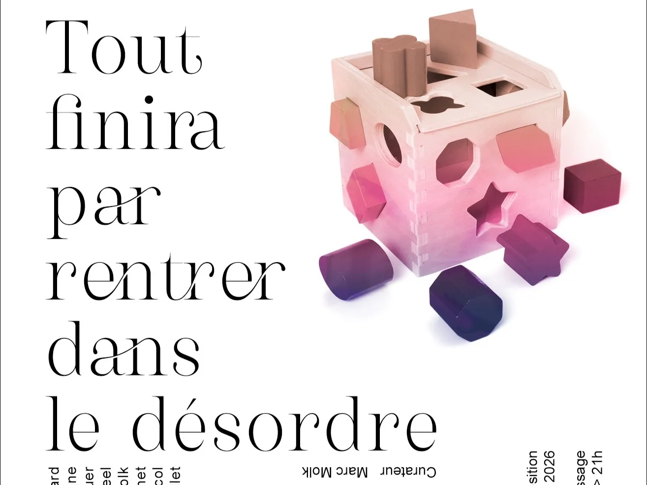 TOUT FINIRA PAR RENTRER DANS LE DESORDRE